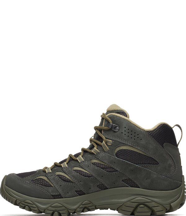 メレル メンズ シューズ ブーツ・レインブーツ Merrell Mens Moab 3 Mid Waterproof Hiking Boots BlackBeluga ブラック