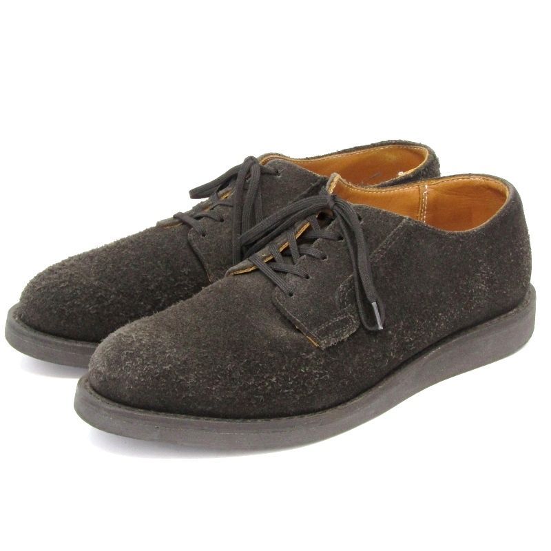 REDWING レッドウィング US8D 26cm ポストマン オックスフォード 9112 20年製 Postman Oxford ブラック アビレーン ラフアウト 35005684