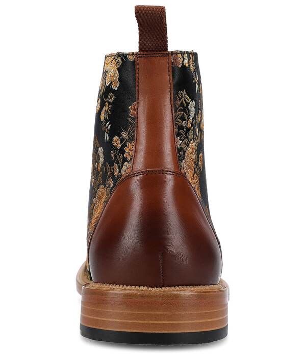 タフト メンズ シューズ ブーツ・レインブーツ フラワー柄 プリント コットン キャップ フラワー Taft Mens Jack Floral Print Cotton Jacquard Calfsk
