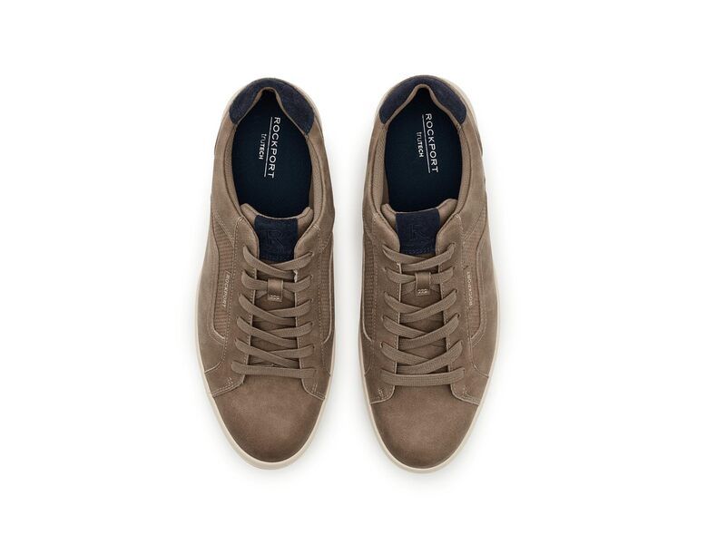 ロックポート メンズ シューズ ブーツ・レインブーツ Rockport Collins TaupeDark Blue ブルー
