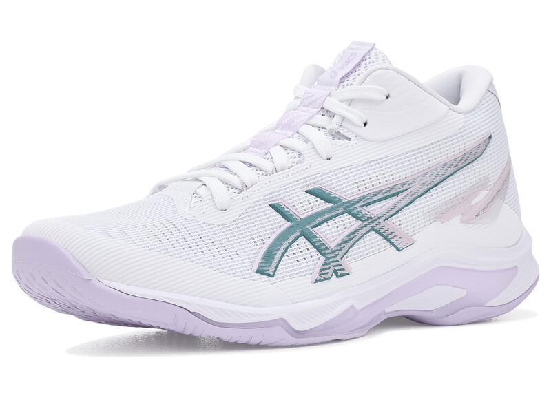 アシックス レディース シューズ スニーカー Asics Netburner Ballistic FF MT 4 WhiteDahlia ホワイト