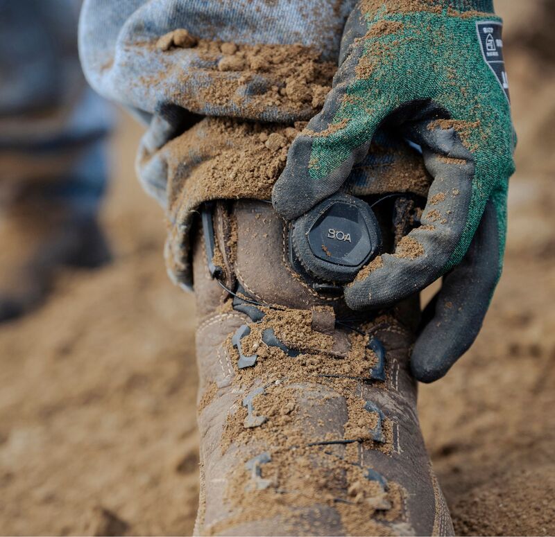 ダナー メンズ シューズ ブーツ・レインブーツ Danner Mens Caliper BOA 6 Waterproof Work Boots Brown ブラウン