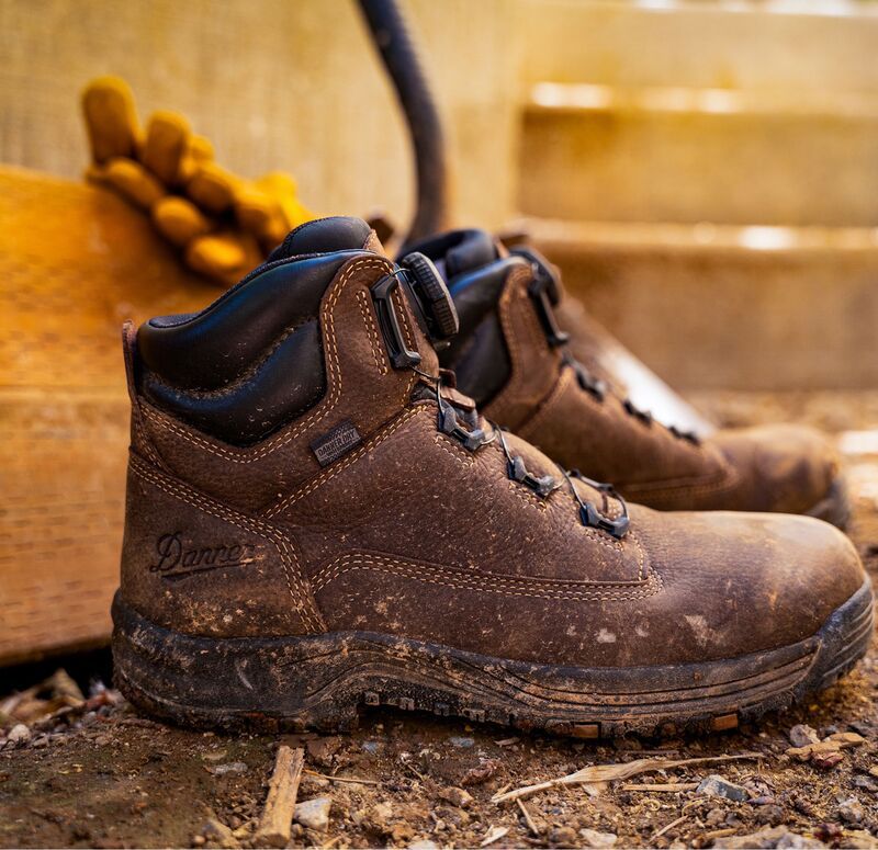 ダナー メンズ シューズ ブーツ・レインブーツ Danner Mens Caliper BOA 6 Waterproof Work Boots Brown ブラウン