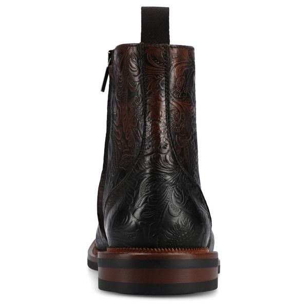 タフト メンズ シューズ ブーツ・レインブーツ TAFT Mens Lewisidezip Boot Brown Floral ブラウン タフト メンズ シューズ ブーツ・レインブーツ TAFT Mens Lewisidezip Boot Brown Floral ブラウン