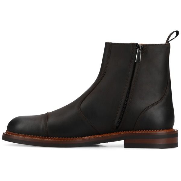 タフト メンズ シューズ ブーツ・レインブーツ TAFT Mens Lewisidezip Boot Dark Brown ブラウン タフト メンズ シューズ ブーツ・レインブーツ TAFT Mens Lewisidezip Boot Dark Brown ブラウン