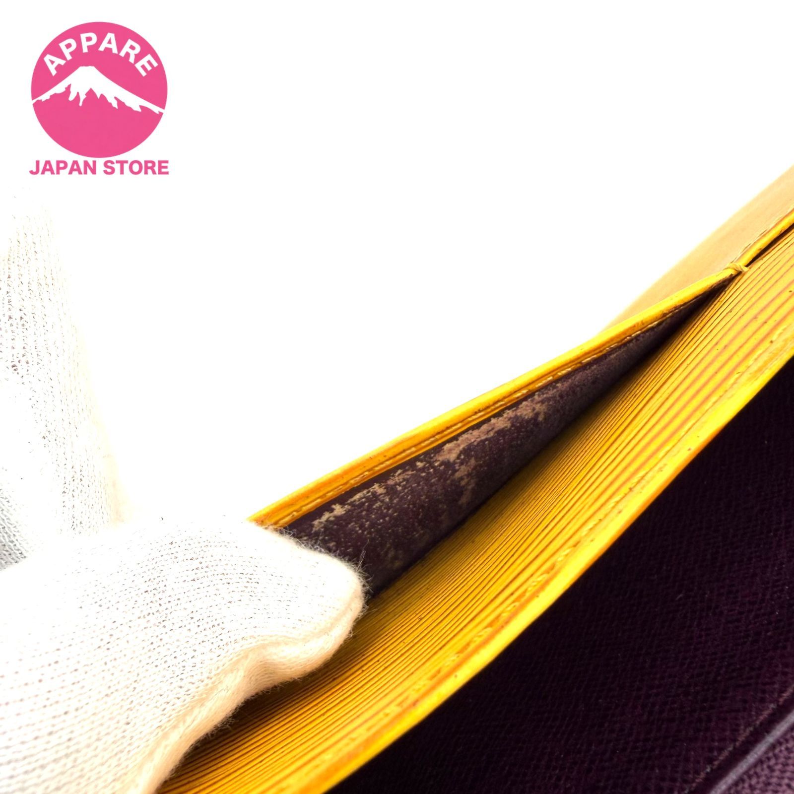 ルイヴィトン エピ ポルトフォイユ・サラ 長財布 イエロー - メルカリ