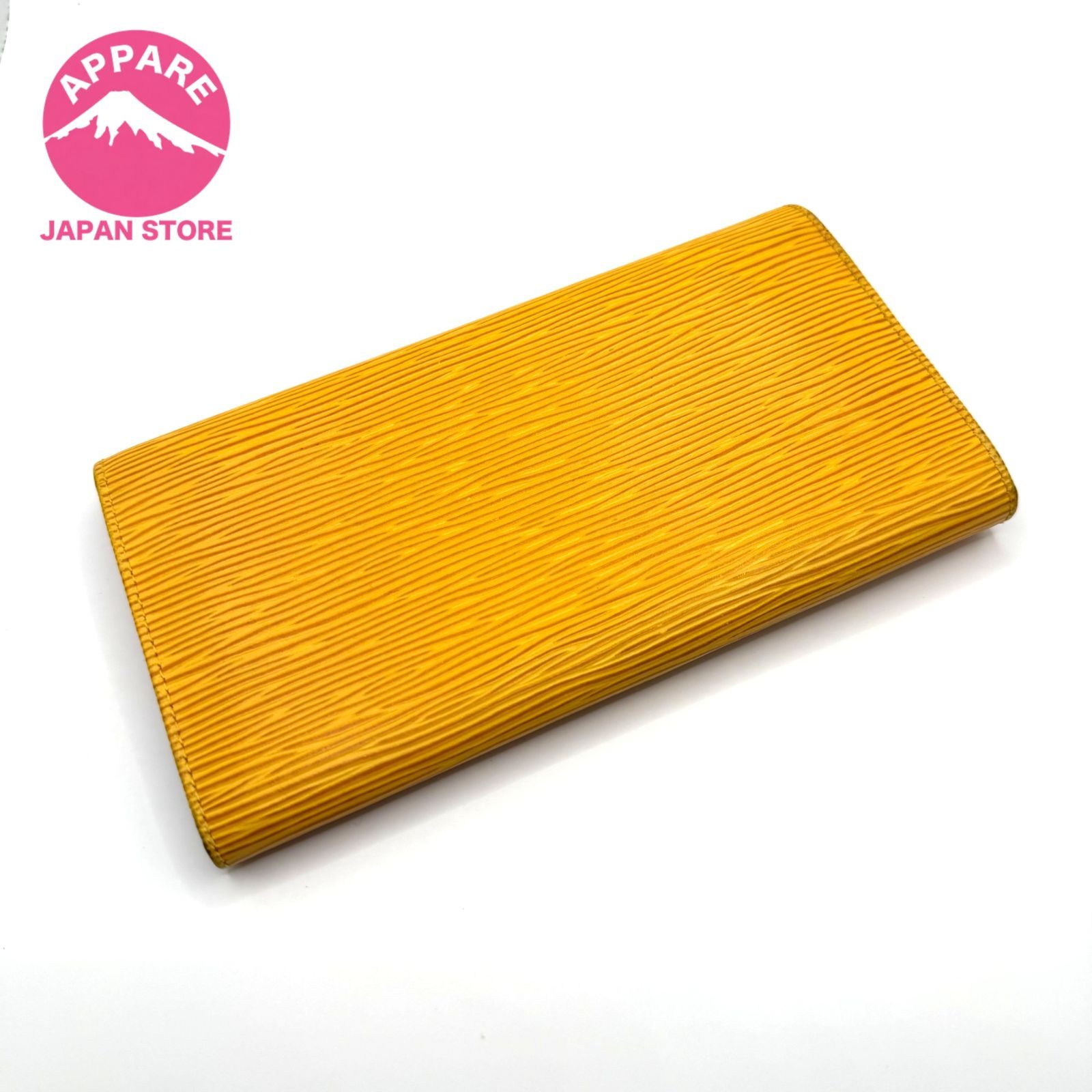 ルイヴィトン エピ ポルトフォイユ・サラ 長財布 イエロー - メルカリ