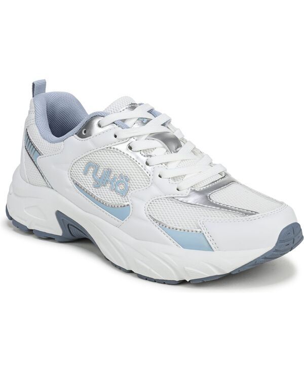 ライカ レディース シューズ スニーカー レース Ryka Womens Generation LaceUp Sneakers WhiteBlue LeatherMesh ホワイト