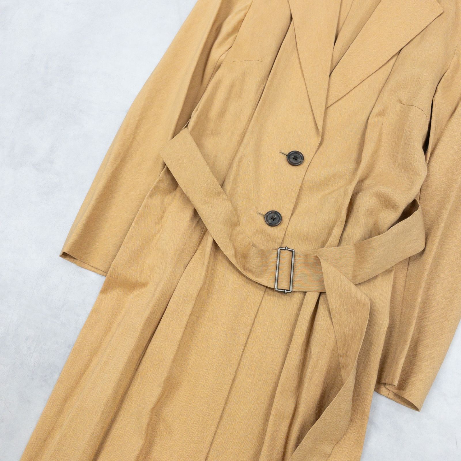 DRIES VAN NOTEN ドリスヴァンノッテン ロングコート ベルト レーヨン