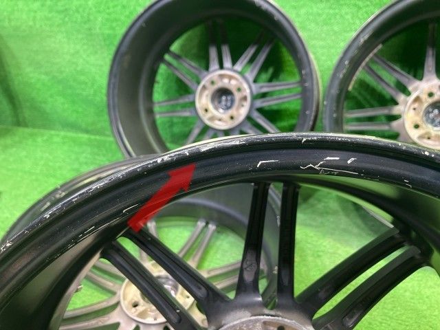 レアマイスター ｳﾞｨｯﾂ ﾌｨｯﾄ ホイール アルミ ガンメタ 17インチ 6.5J 4 