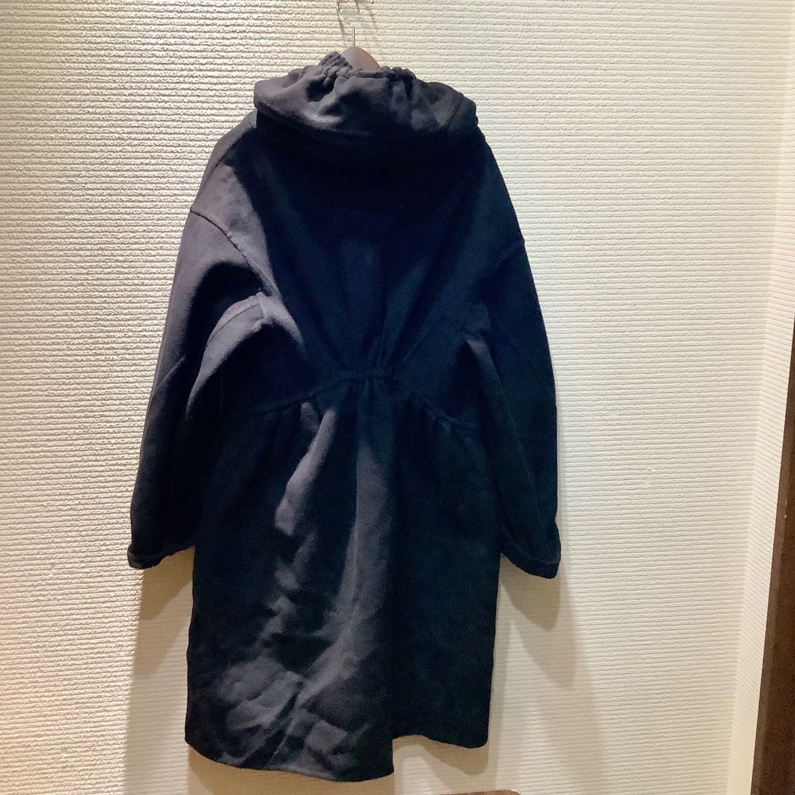 エルマンノ シェルヴィーノ ERMANNO SCERVINO ウール コート 黒
