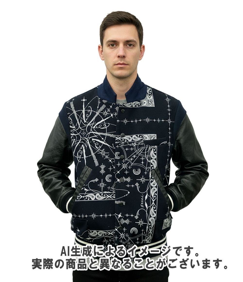 サカイ ブルゾン Dr. Woo Bandana Print Blouson 20-02328M メンズ