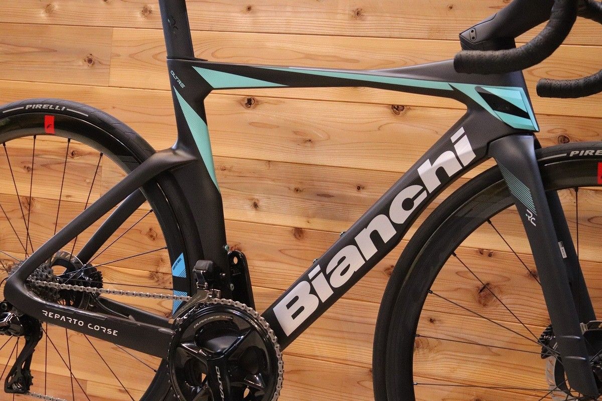 状態良好！ ビアンキ BIANCHI オルトレ OLTRE RC DISC 2024 530サイズ シマノ デュラエース R9270 DI2 12S WIND 40 DB カーボン ロードバイク 【広島店】