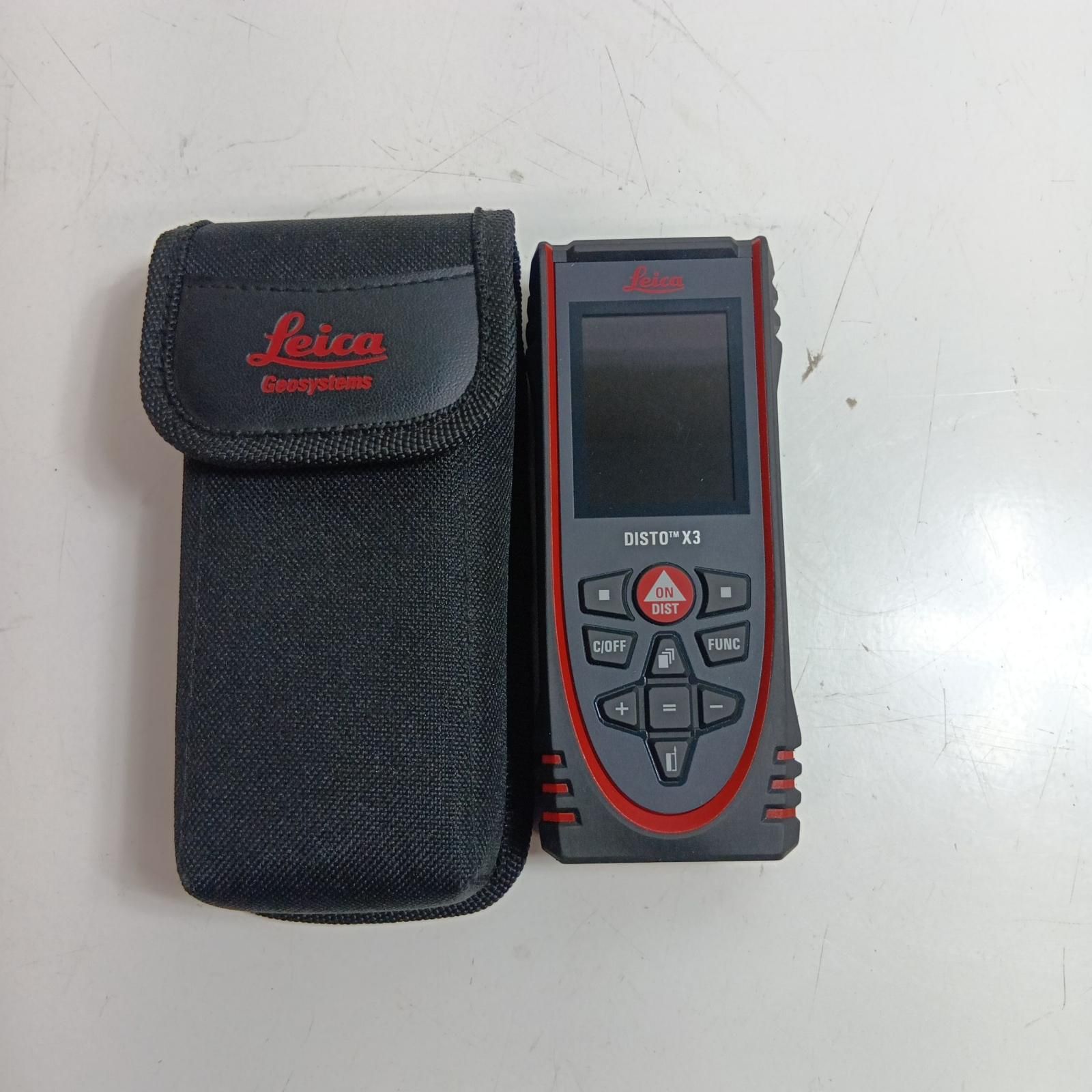LEICA レーザー機器 レーザー距離計 LEICA Leica DISTO X3-1 ブラック 程度B 本体のみ コードレス式 不明 キズ・ヨゴレ有 Leica DISTO X3-1 ブラック