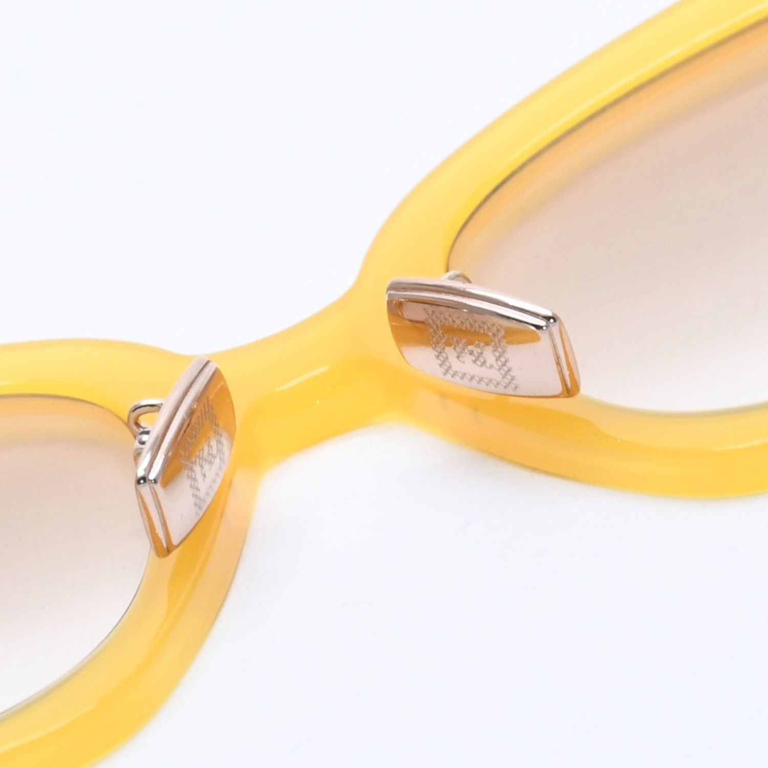 FENDI フェンディ ローマ サングラス イエロー サイドロゴ FF 0458/G/S 