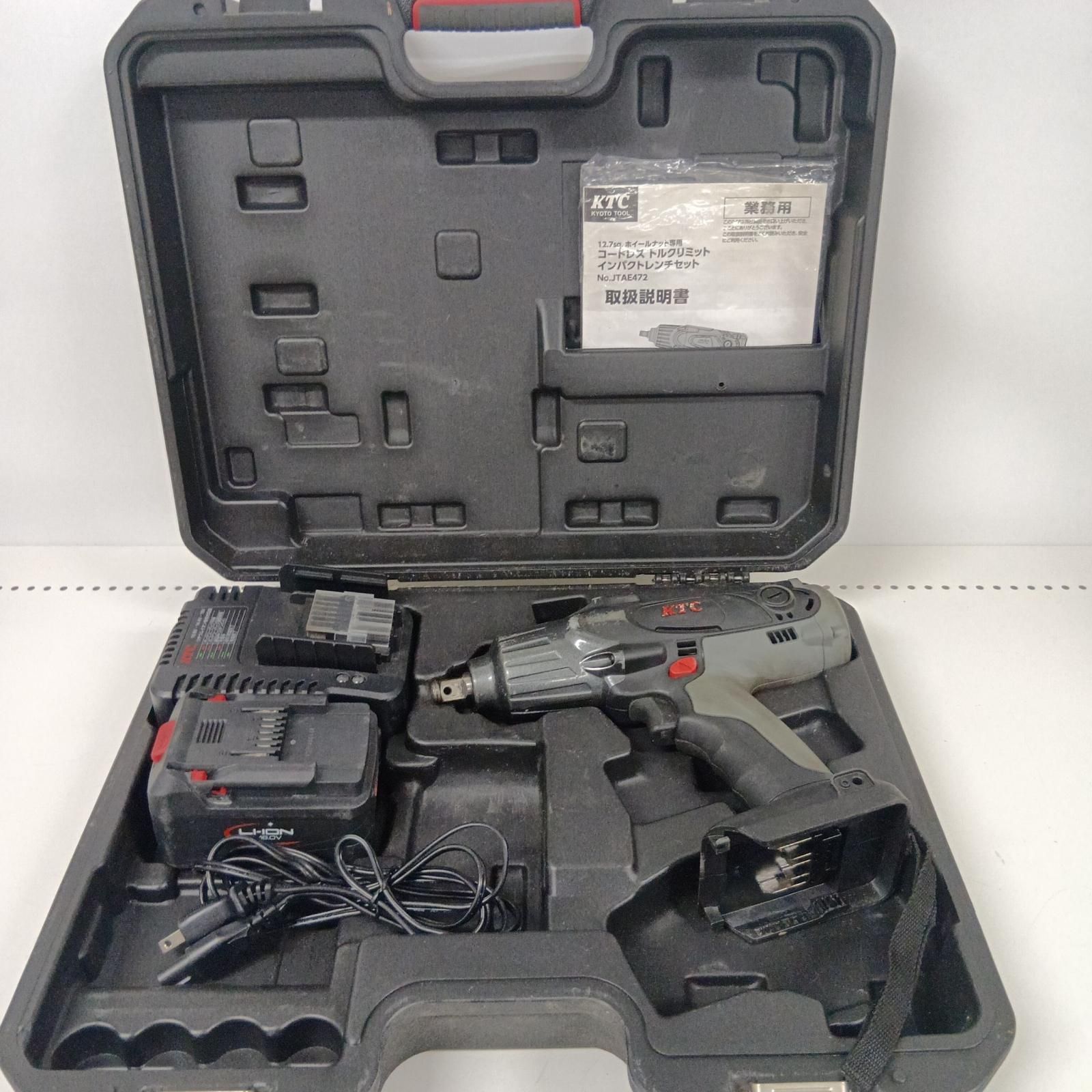 KTC ケーティーシー インパクトレンチ KTC JAE472 ブラック 充電器・充