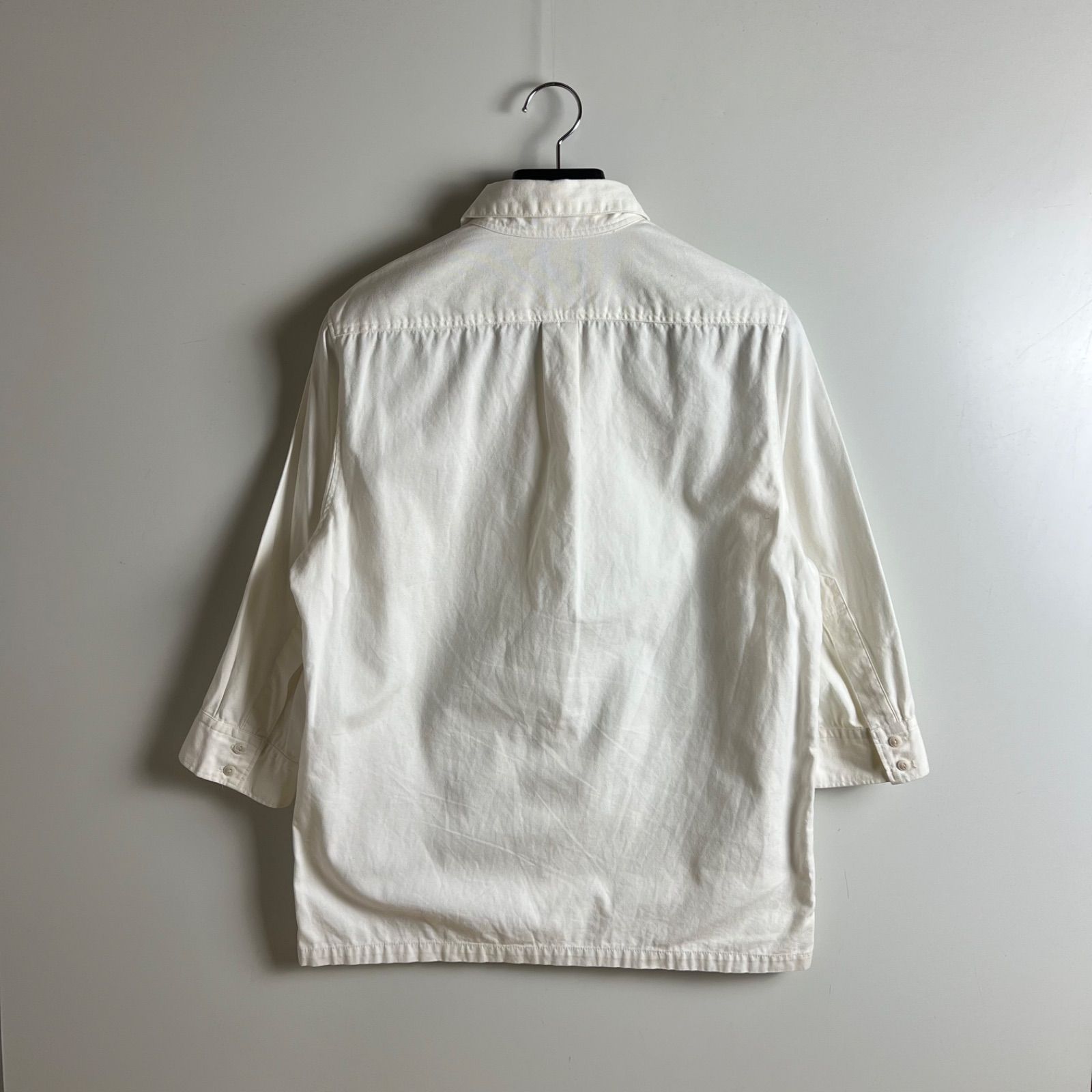 Subciety emblem oxford shirts XL サブサエティエンブレム ワッペン 