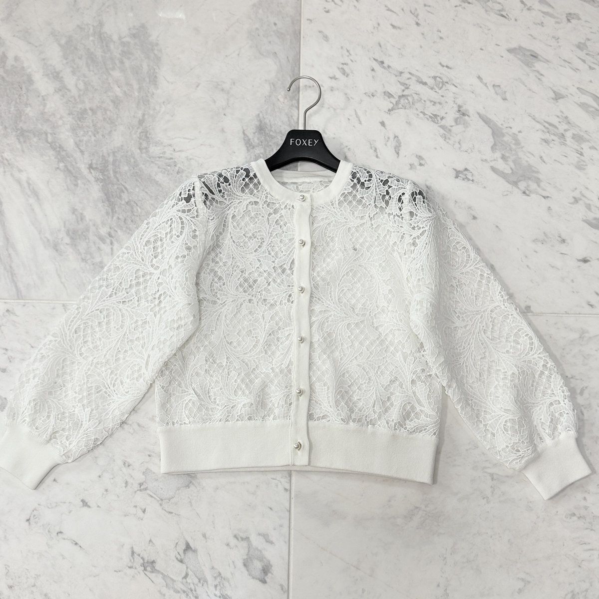 新品同様 クリーニング済 / 羽織るだけでフェミニン】ANAYI / アナイ 