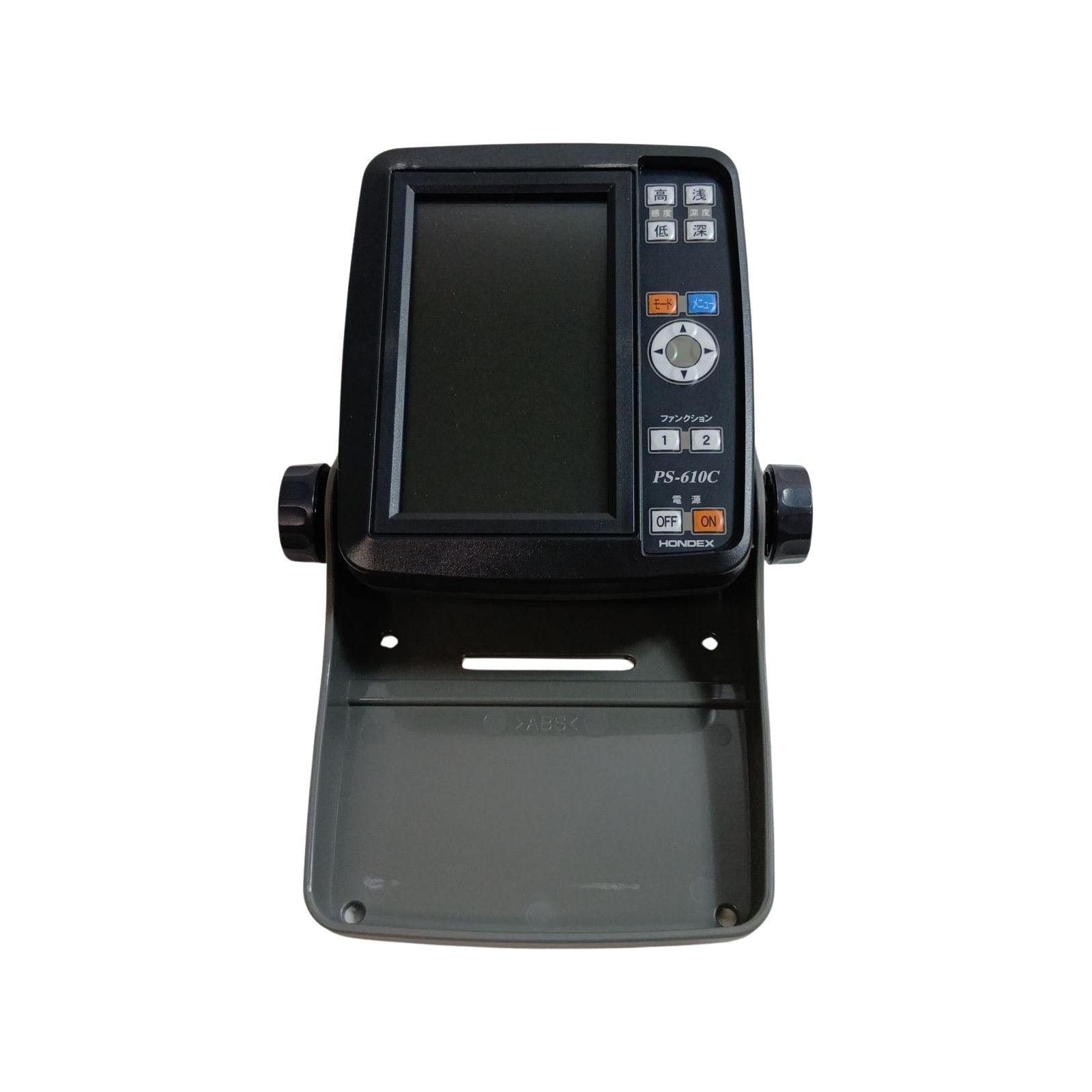 HONDEX PS-610C 釣り用品 釣り小物 魚群探知機 程度AB 説明書,振動子,万能パイプ