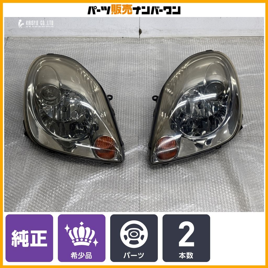 希少】トヨタ ZZW30 MR-S 後期 純正 ヘッドライト 左右セット ハロゲン