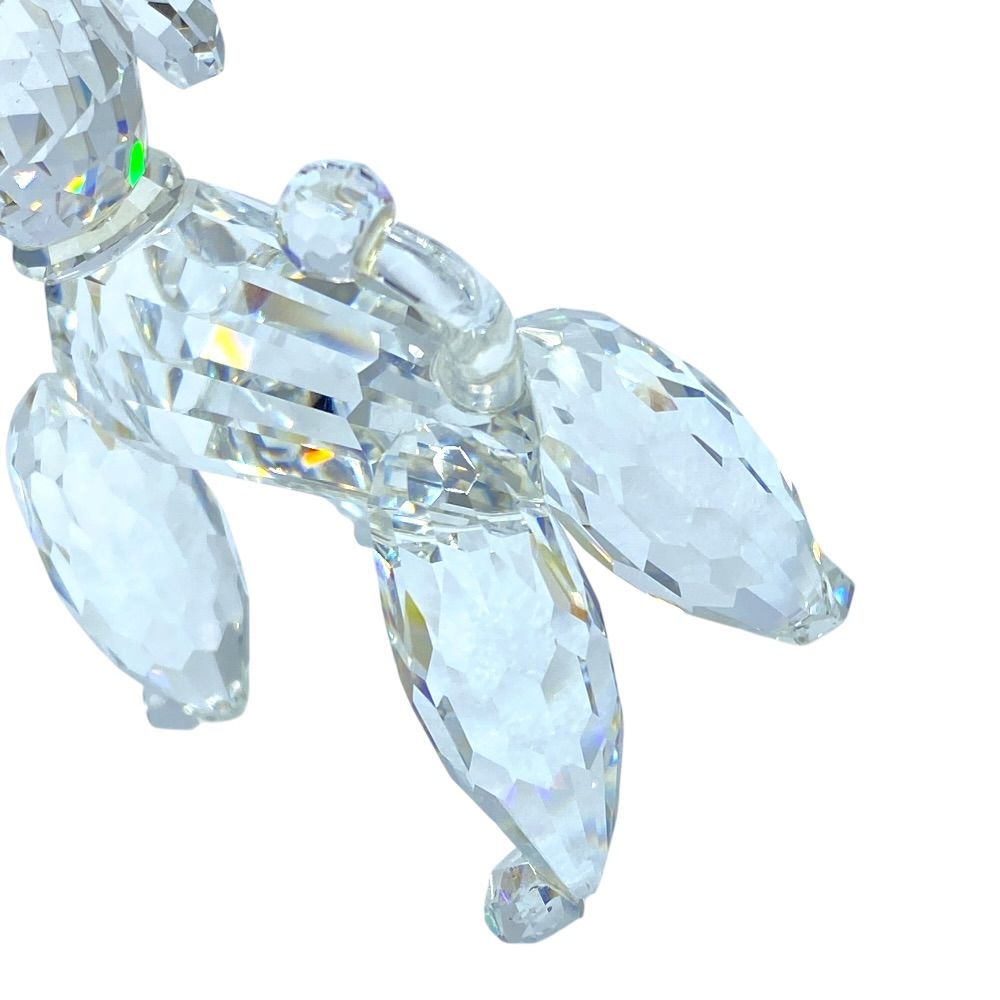 SWAROVSKI スワロフスキー プードル スタンディング オブジェ フィギュ