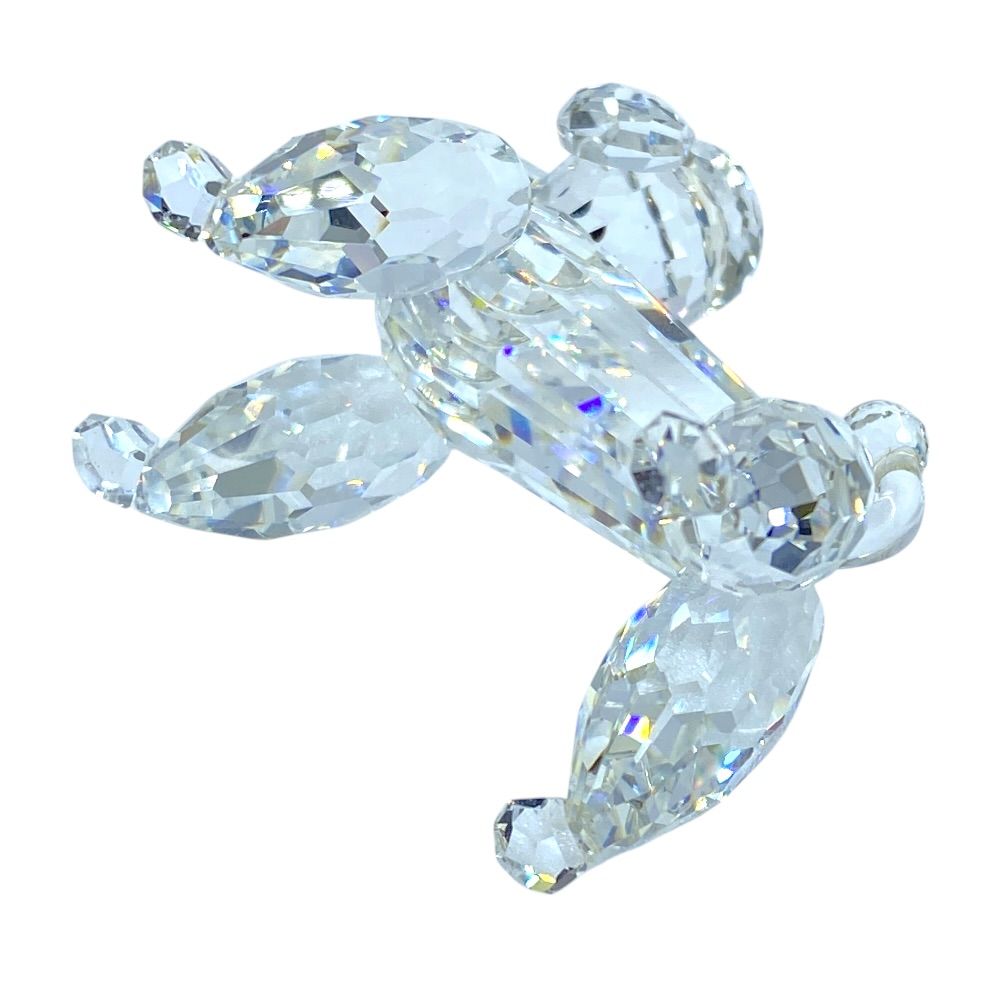 SWAROVSKI スワロフスキー プードル スタンディング オブジェ フィギュ