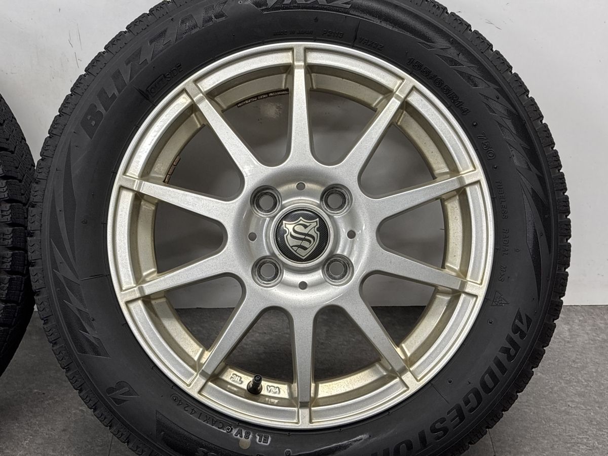 バリ溝】ストレンジャー 14in 5J +43 PCD100 ブリヂストン ブリザック バリ溝】ストレンジャー 14in 5J +43 PCD100 ブリヂストン ブリザック