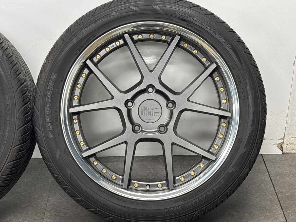 美品】レオンハルト シュタイン 22in 10J +43 PCD150 ヨコハマ パラダ