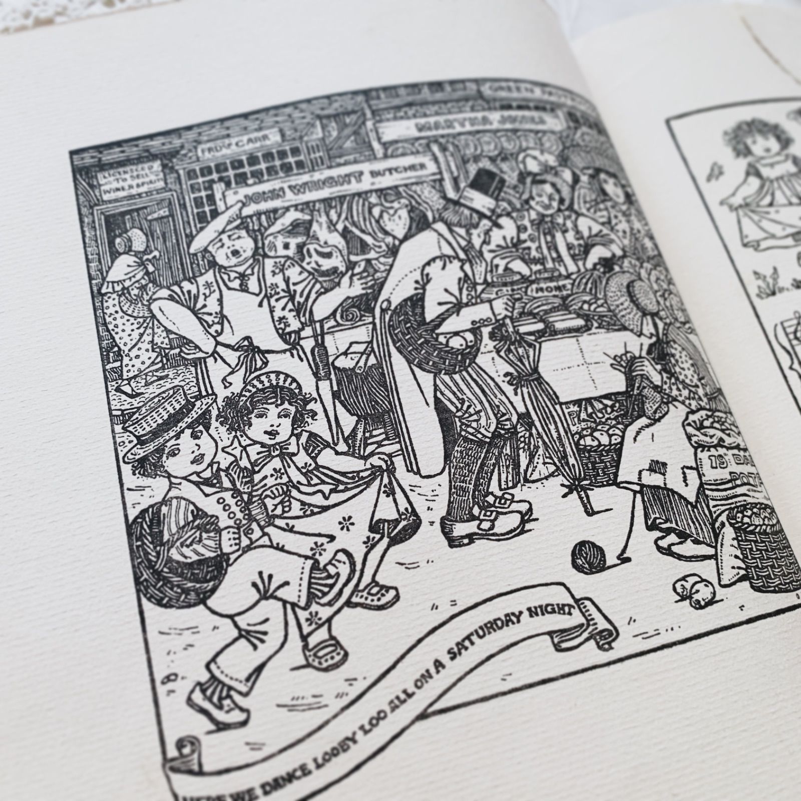 1894年出版 英国アンティーク歌絵本 Children's Singing Games