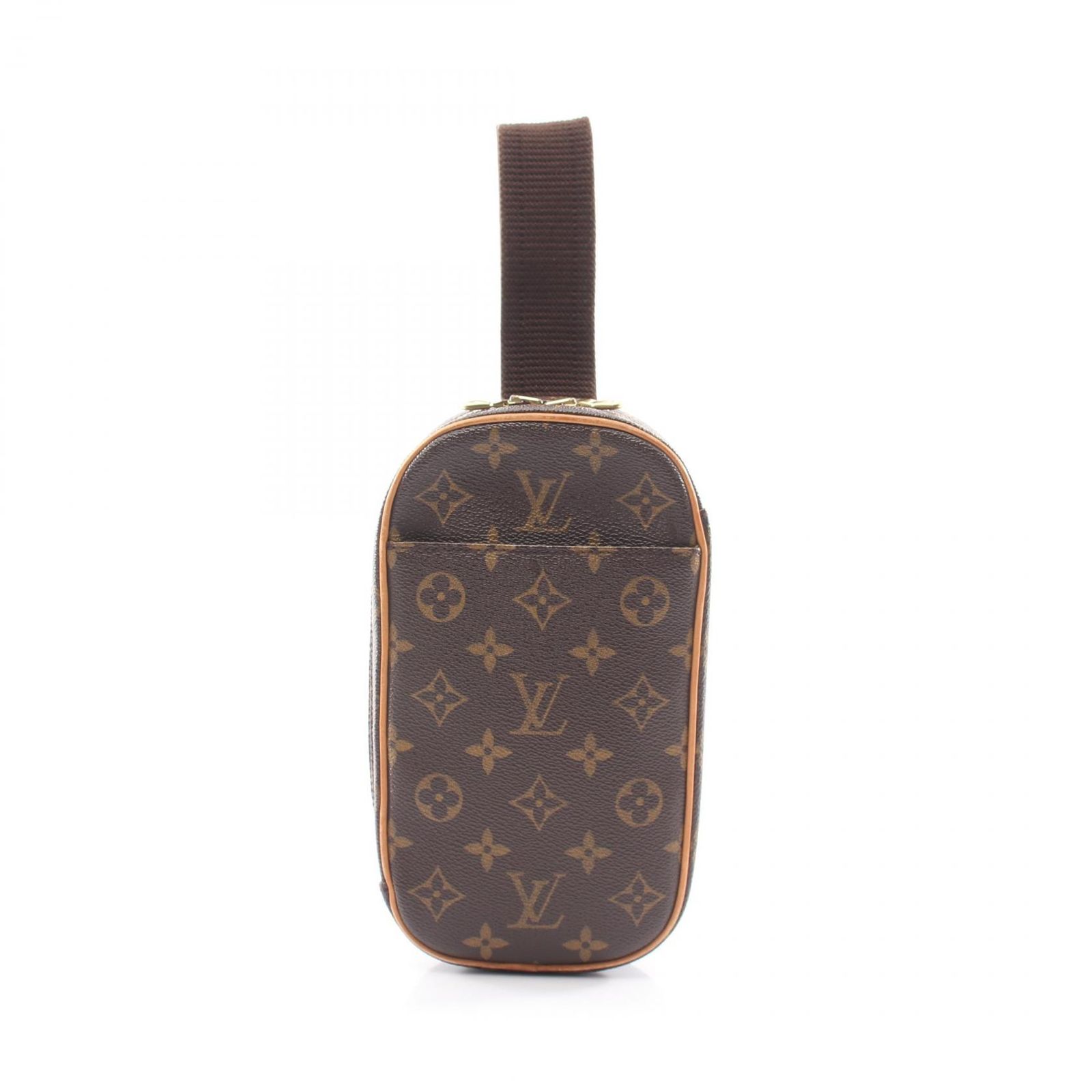 ルイ・ヴィトン LOUIS VUITTON ウエストバッグ ボディバッグ ポシェットガンジュ M51870 PVCコーティングキャンバス レザー ポシェット・ガンジュ ユニセックス