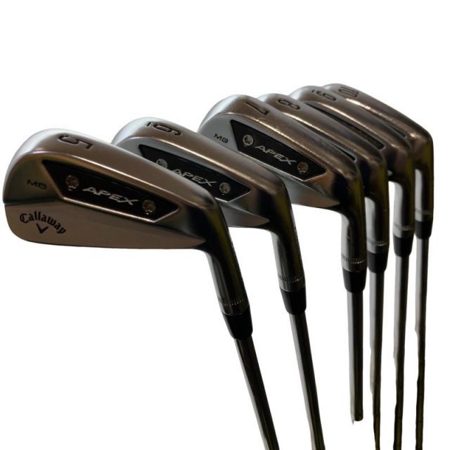 【中古】 キャロウェイ APEX MB(2024) 6S アイアンセット IR Dynamic Gold MID 115 (フレックスS) メンズ 男性用 右利き 右用 Cランク ゴルフクラブ