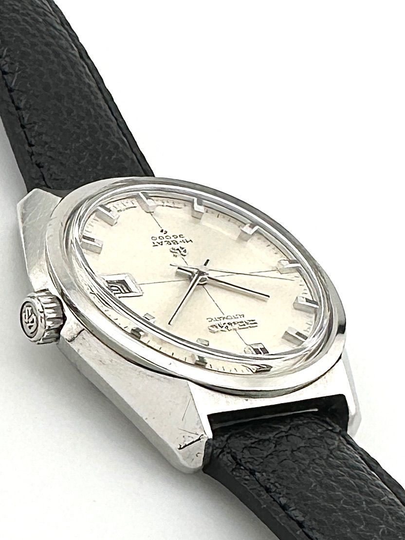 GRANDSEIKO 6145-8000 ハイビート デイト クロスライン OH済み 自動