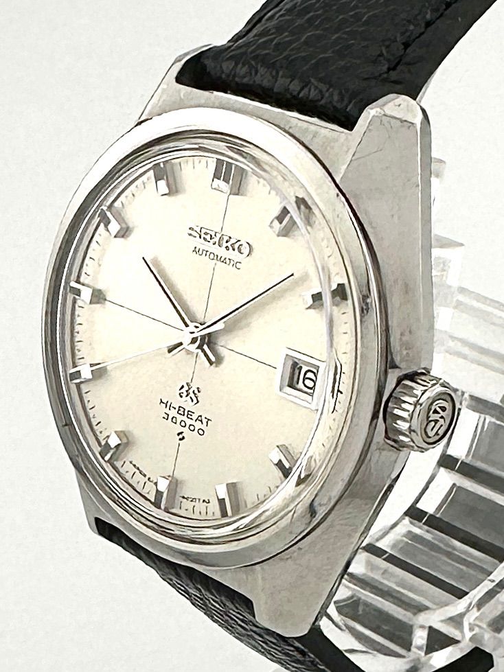 GRANDSEIKO 6145-8000 ハイビート デイト クロスライン OH済み 自動