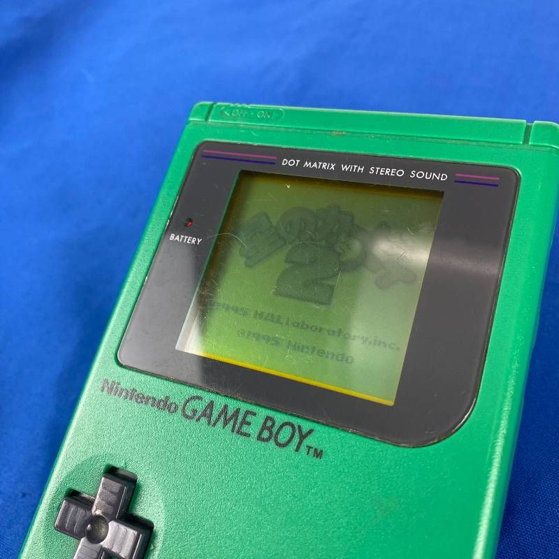 ◇トレYA295【希少品】Nintendo GAMEBOY DMG-01 グリーン 本体 任天堂