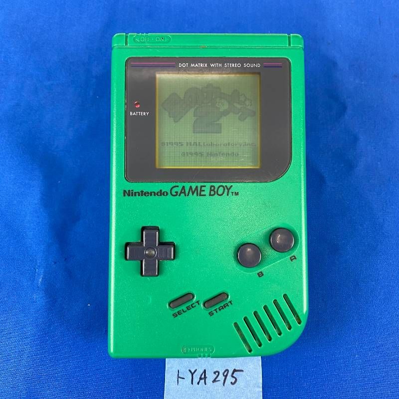 ◇トレYA295【希少品】Nintendo GAMEBOY DMG-01 グリーン 本体 任天堂