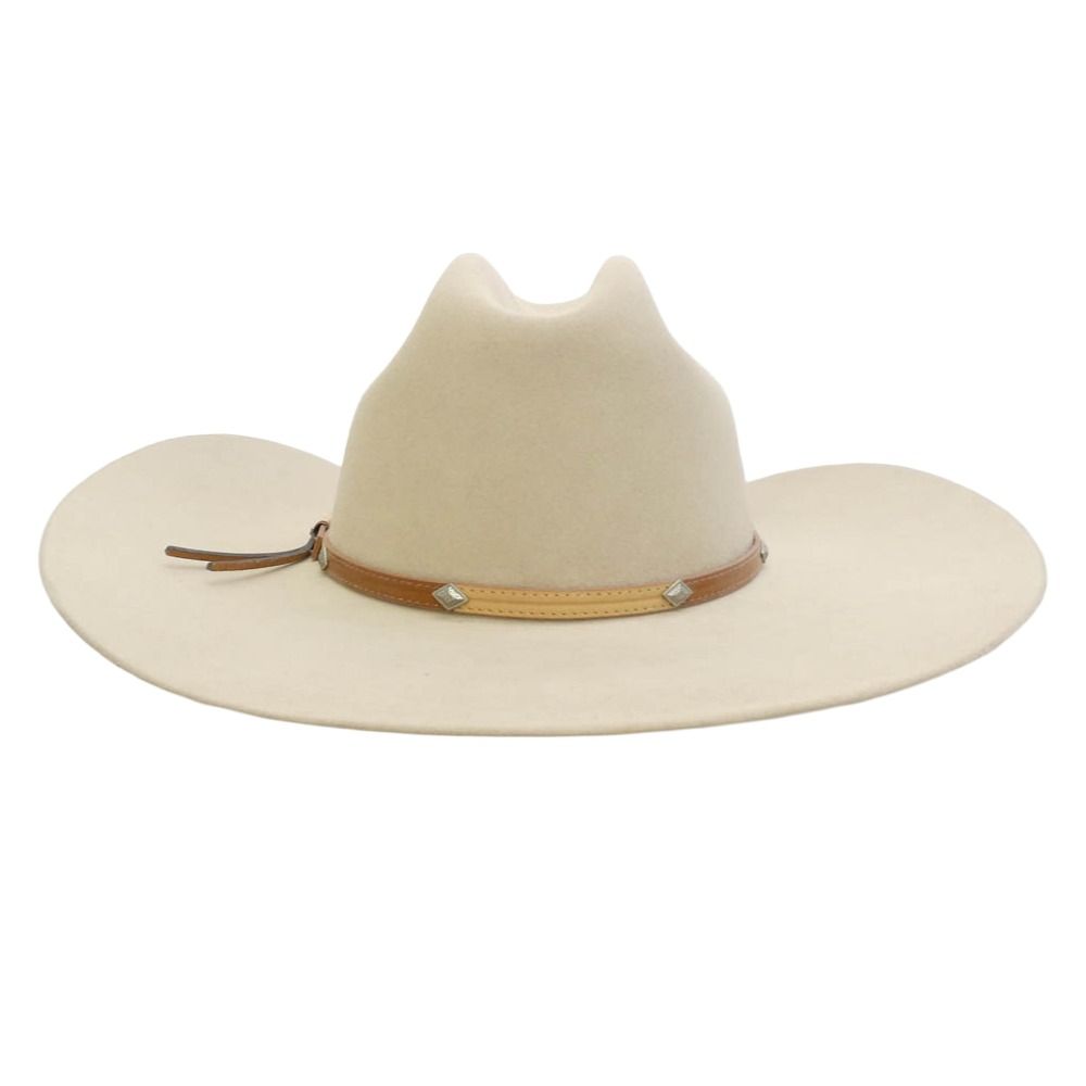 [綺麗]STETSON Rancher 4X BEAVERウエスタンハット箱付 ステットソン STETSON USA製 4X BEAVER COWBOY HAT ウエスタン