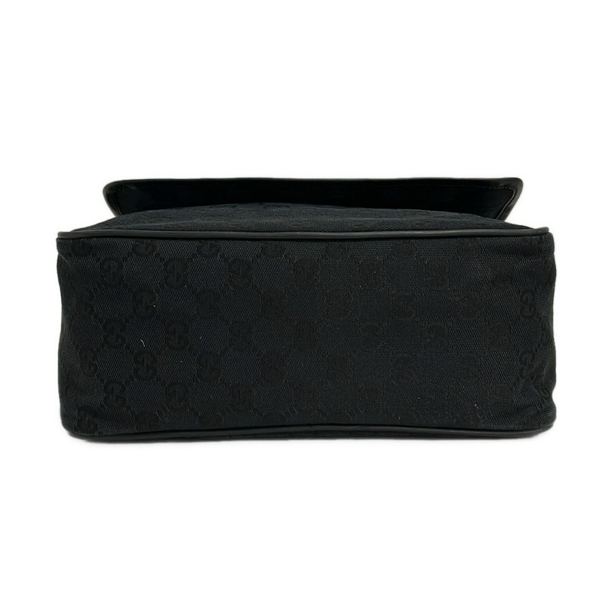 GUCCI(グッチ) ショルダーバッグ GG柄 0190375 黒 レザー - メルカリ