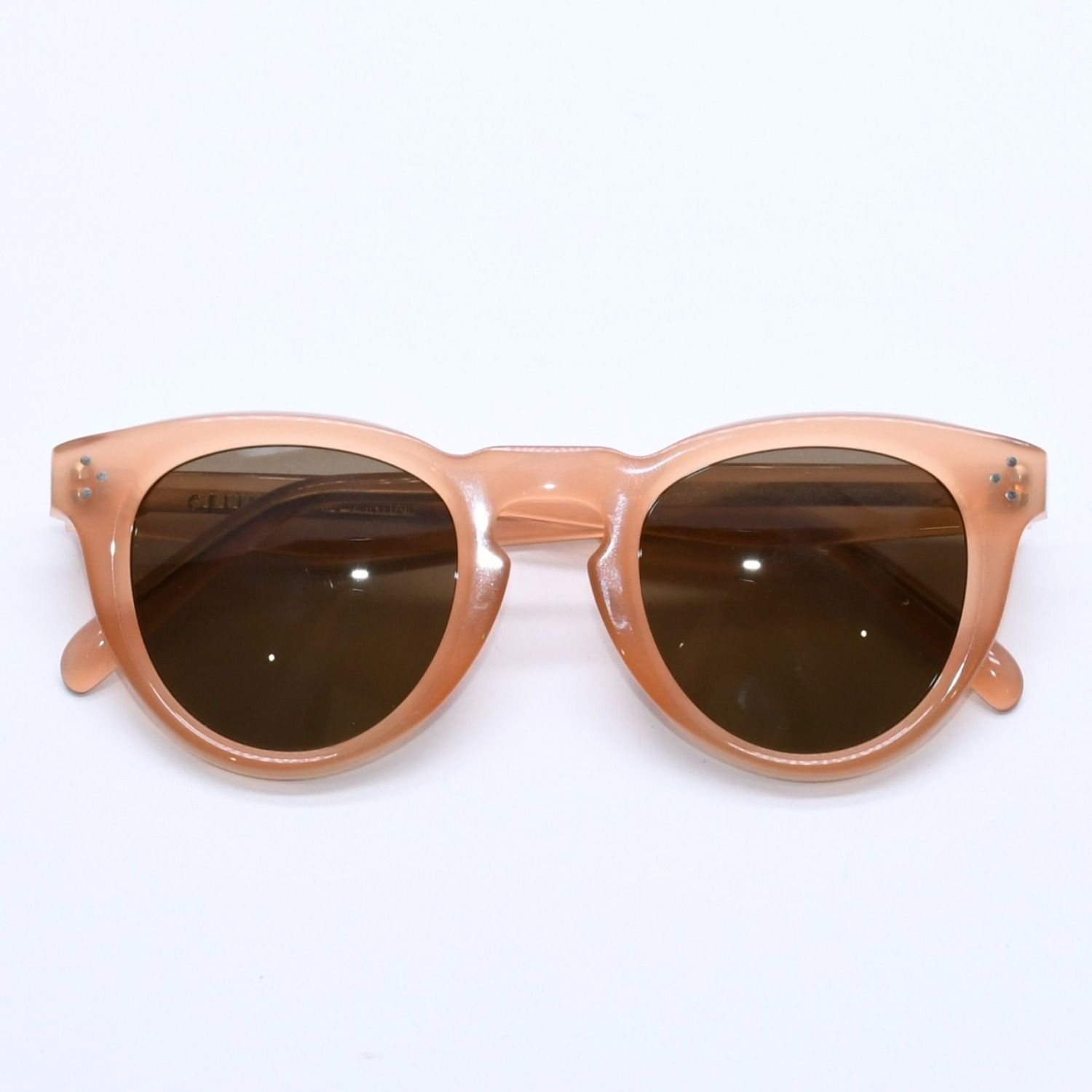 極美品 CELINE セリーヌ Sunglasses サングラス フィービー期 ピンク