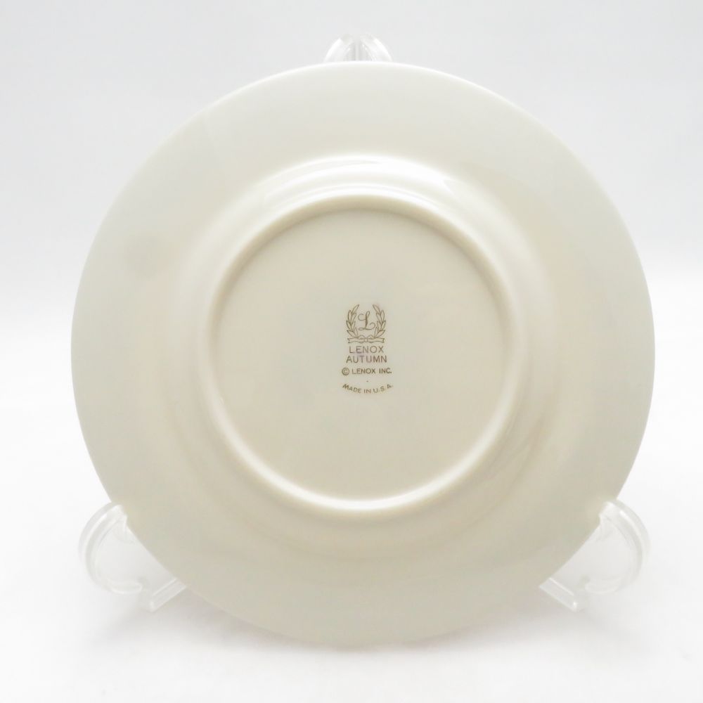美品 LENOX レノックス AUTUMN オータム 中皿 4枚 16cmプレートセット