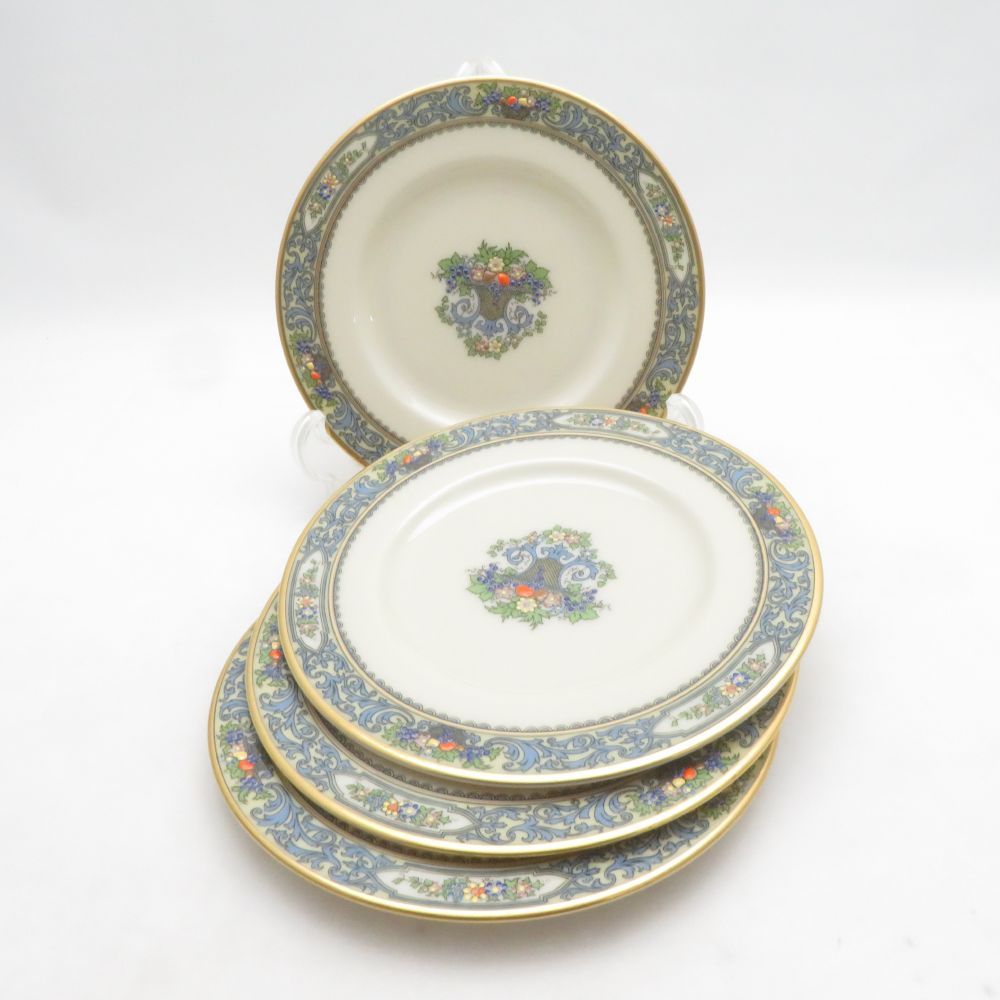 美品 LENOX レノックス AUTUMN オータム 中皿 4枚 16cmプレートセット