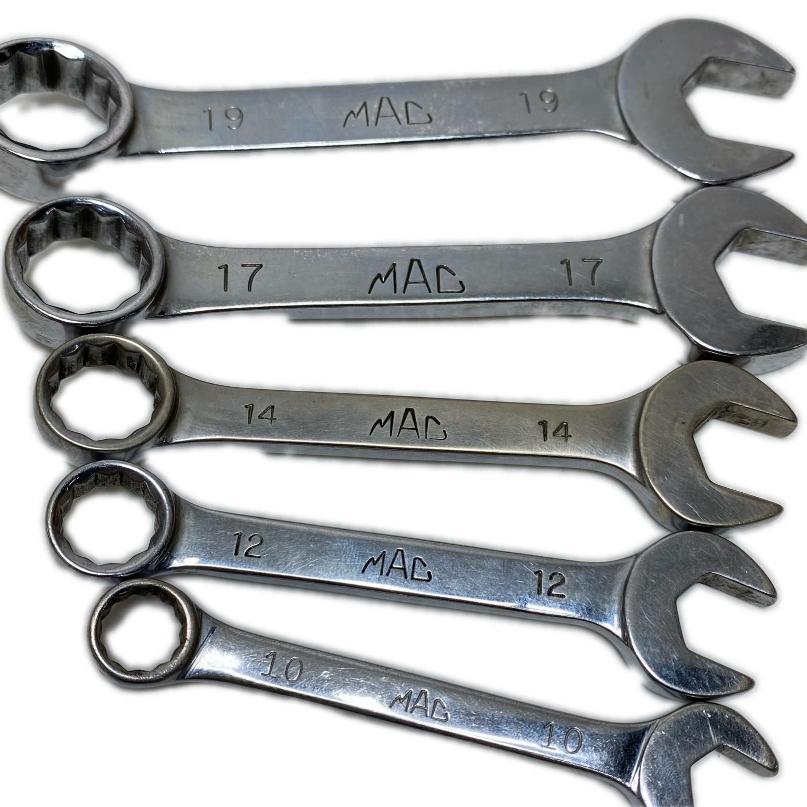 MAC TOOLS マック コンビネーションレンチ 5本セット CS210MM,CS212MM