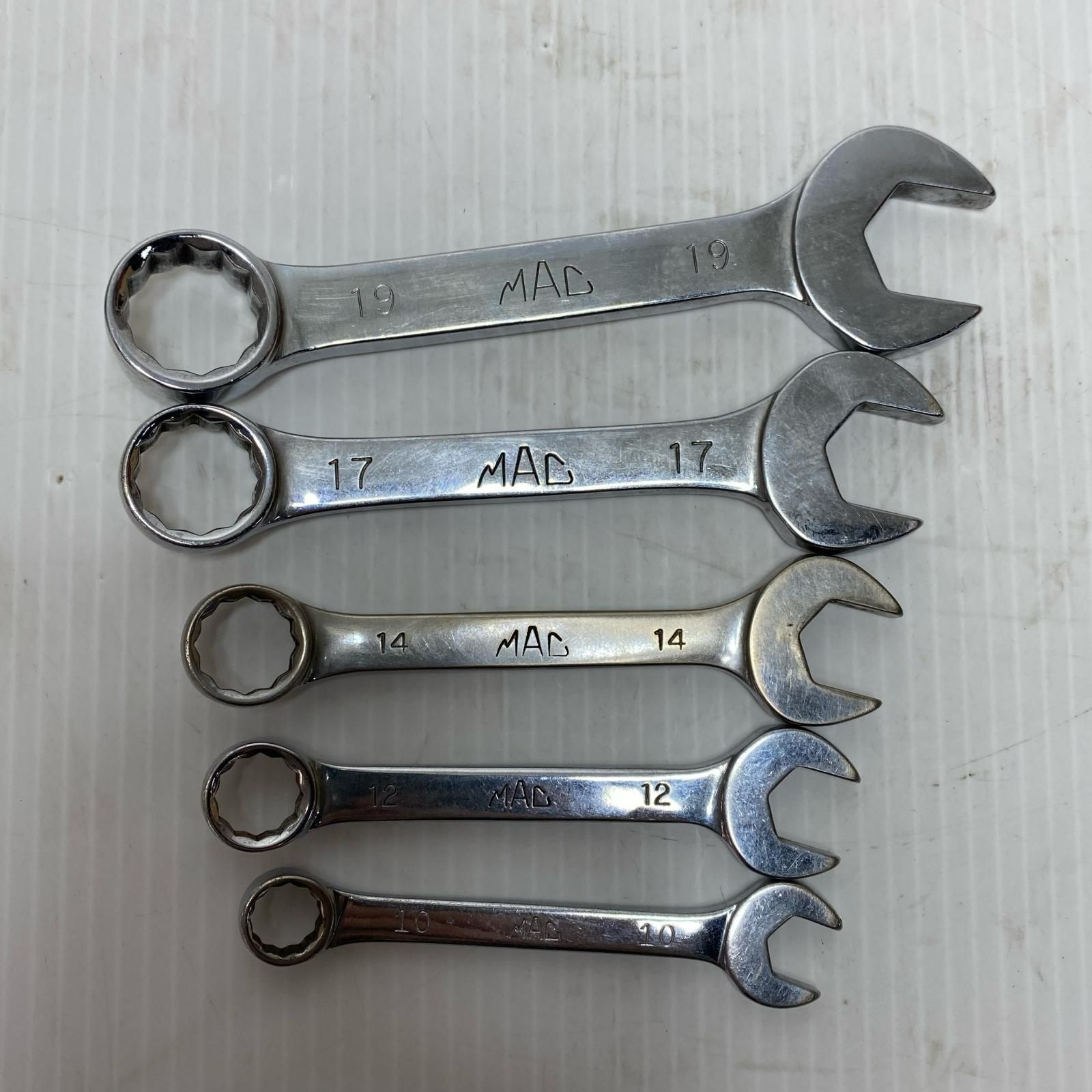 MAC TOOLS マック コンビネーションレンチ 5本セット CS210MM,CS212MM