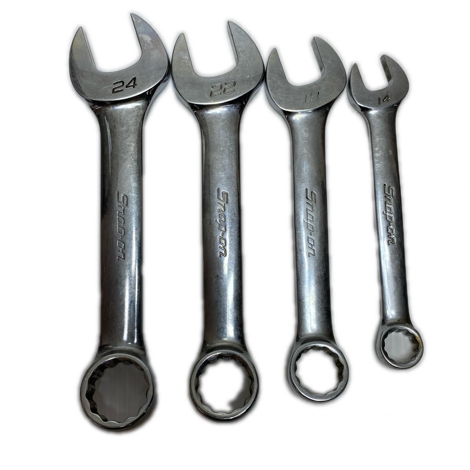 Snap-on スナップオン コンビネーションレンチ 4本セット OEXM14,OEXM19,OEXM22,OEXM24 OEXM