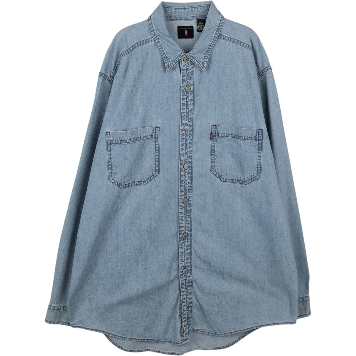 古着 リーバイス Levi's RED TAB 長袖 デニムシャツ メンズL相当/eaa652060