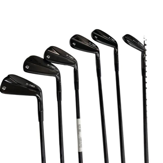 【中古】 テーラーメイド Taylor Made P・790 BLACK(2023) 6S アイアンセット IR TM MCI 80 BK (フレックスS) メンズ 男性用 右利き 右用 Cランク ゴルフクラブ