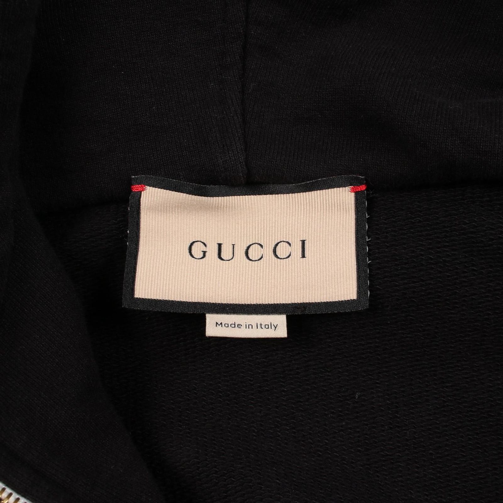 グッチ GUCCI パーカー ウェブ シェリーライン GUCCIラベル付き ハーフ 