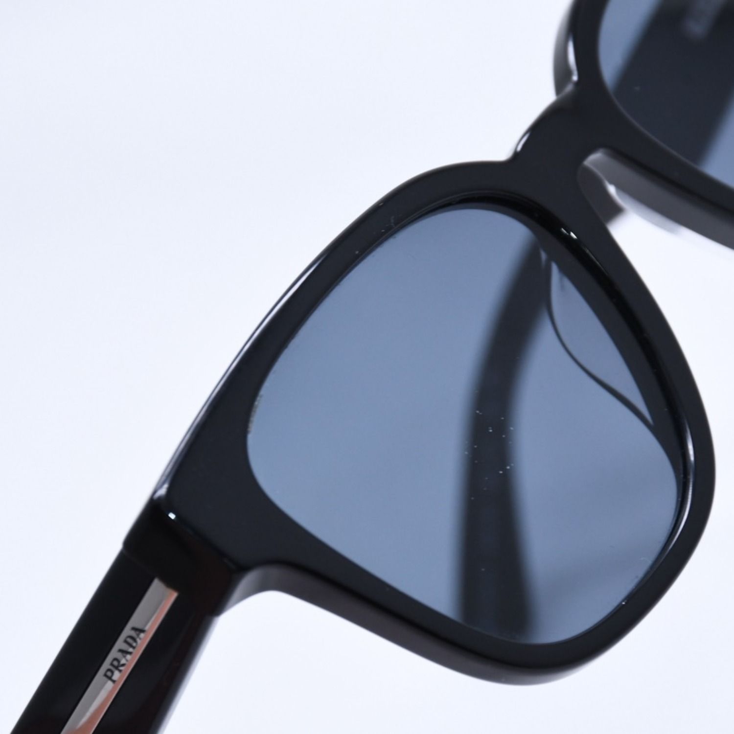 極美品 PRADA プラダ Sunglasses サングラス ブラック ダークブルー