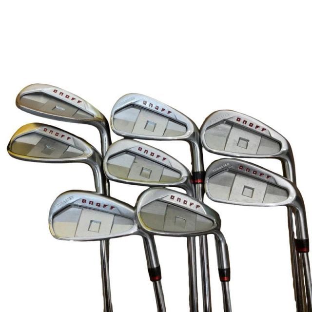 【中古】 ダイワ(グローブライド) ONOFF(2022) AKA 8S アイアンセット IR KBS TOUR LITE 100 (フレックスS) メンズ 男性用 右利き 右用 Dランク ゴルフクラブ