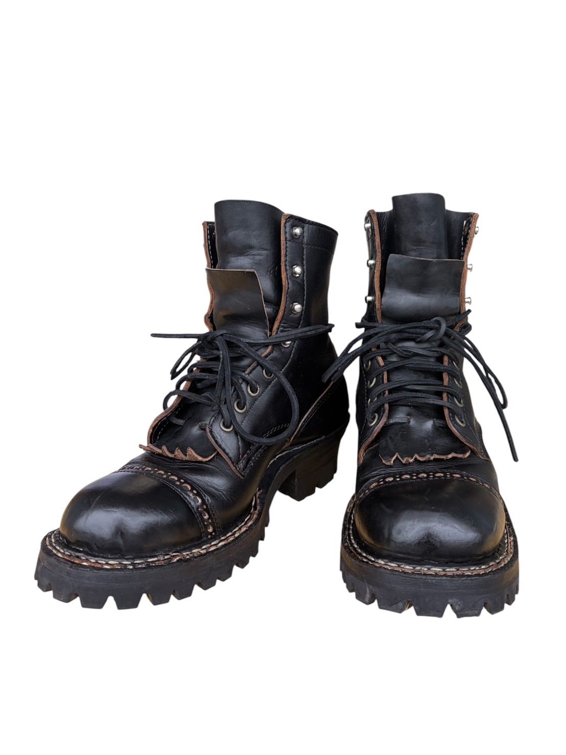 WHITE'S ホワイツ　375-V　SMOKE JUMPER8 　BLACK CHRMX 7E(約25㎝)　オーダーメイドカスタム　箱付　美品