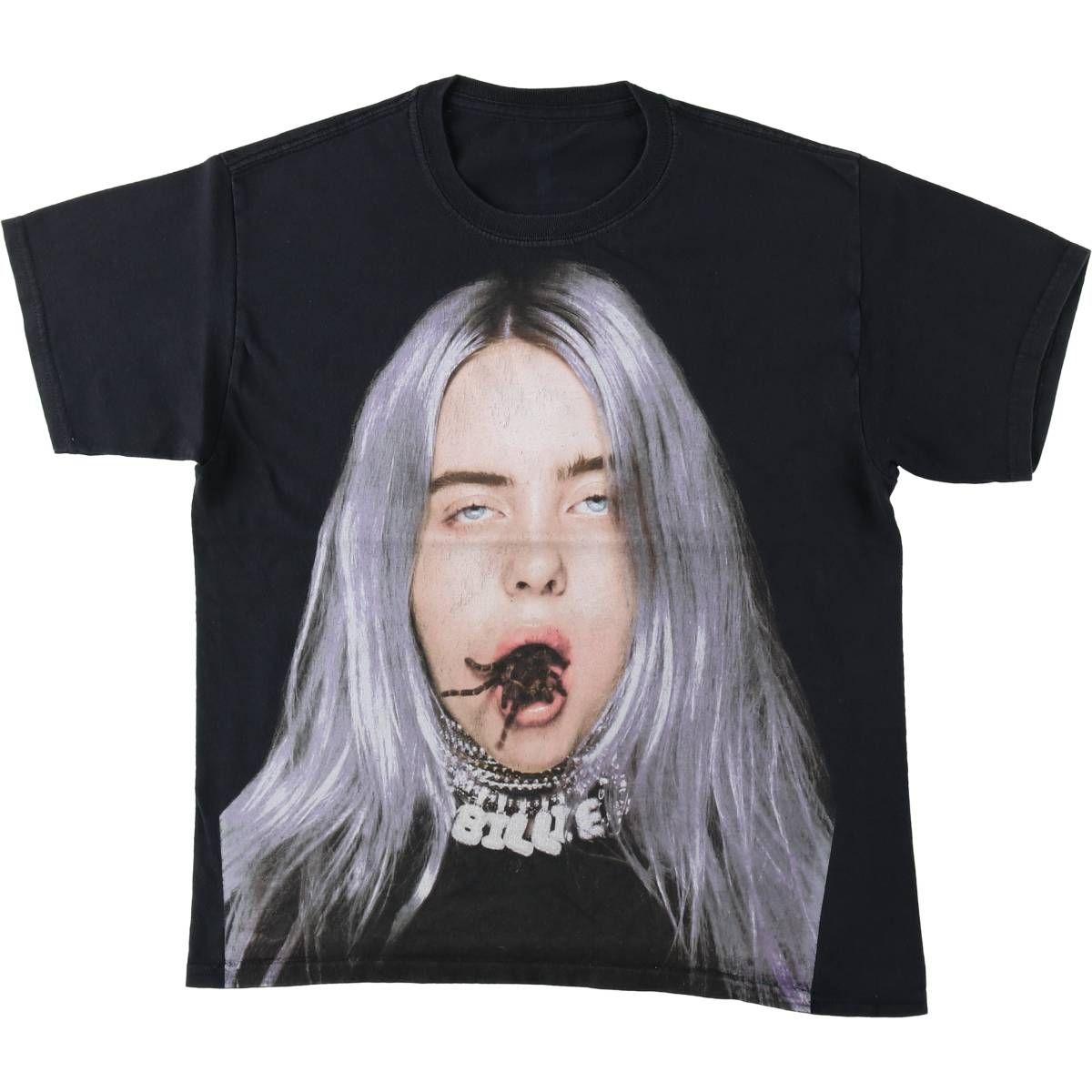 古着 BILLIE EILISH ビリーアイリッシュ バンドTシャツ バンT メンズXS相当/eaa652713